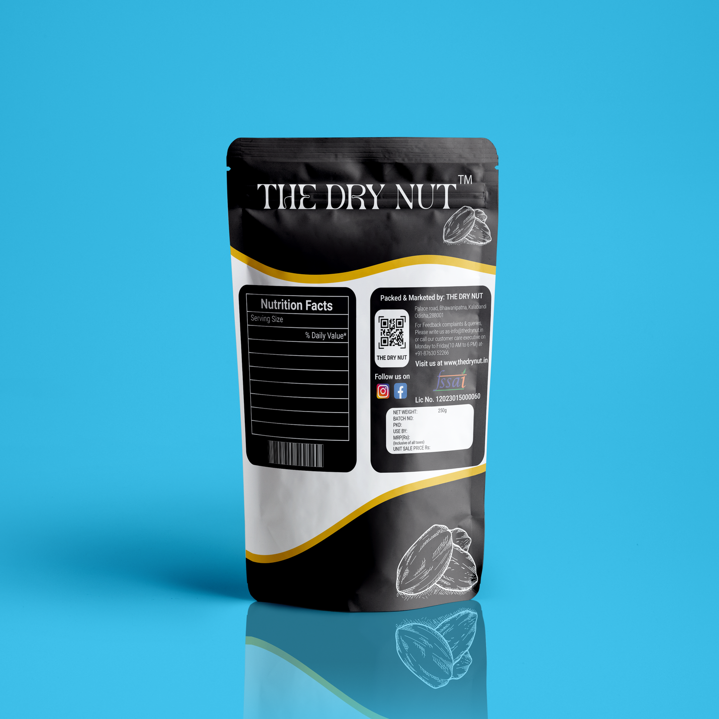 THE DRY NUT Cashew W400 (pack of 2)